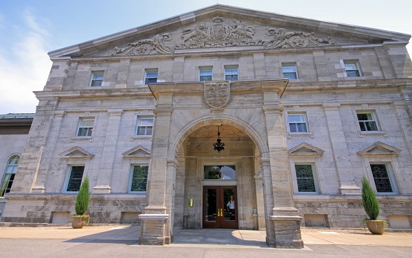 Façade de la résidence Rideau Hall.