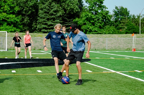 Le soccer est très populaire parmi les activités proposées au Camp Pilgrim.