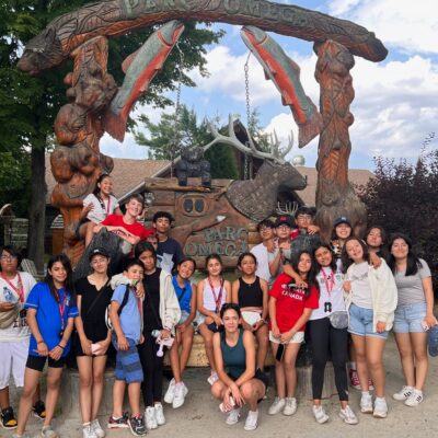 Étudiants en camp d’été