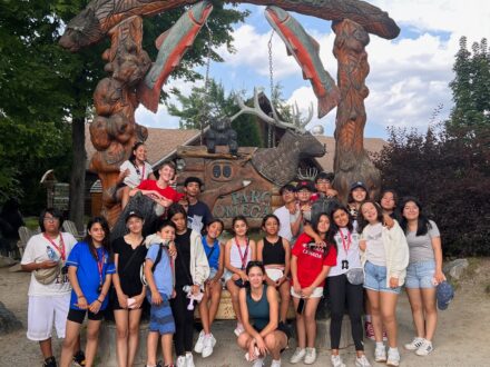 Étudiants en camp d’été